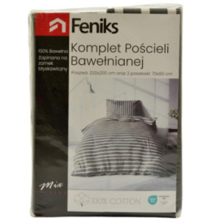 Pościel 220x200cm poduszki 2x70x80cm Bawełna Agnes 01